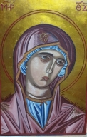Παναγία, Αγιογραφία σε ξύλο 29x19 cm